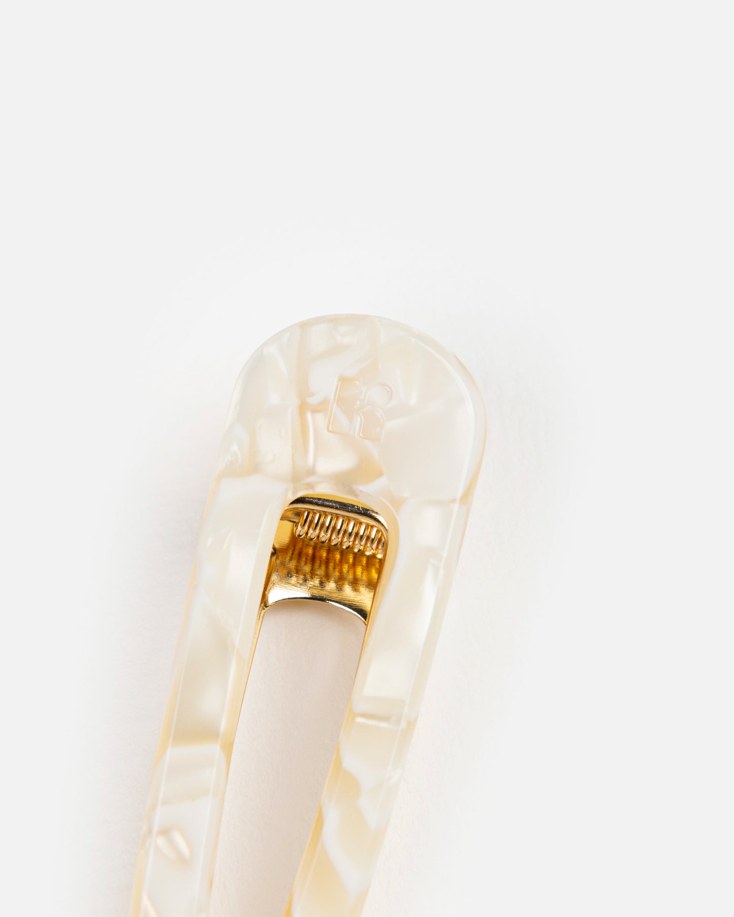 Barrette TRIANGLE - Nude -