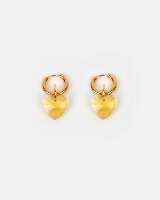 Boucles d'oreilles HEART ATTACK - HONEY -