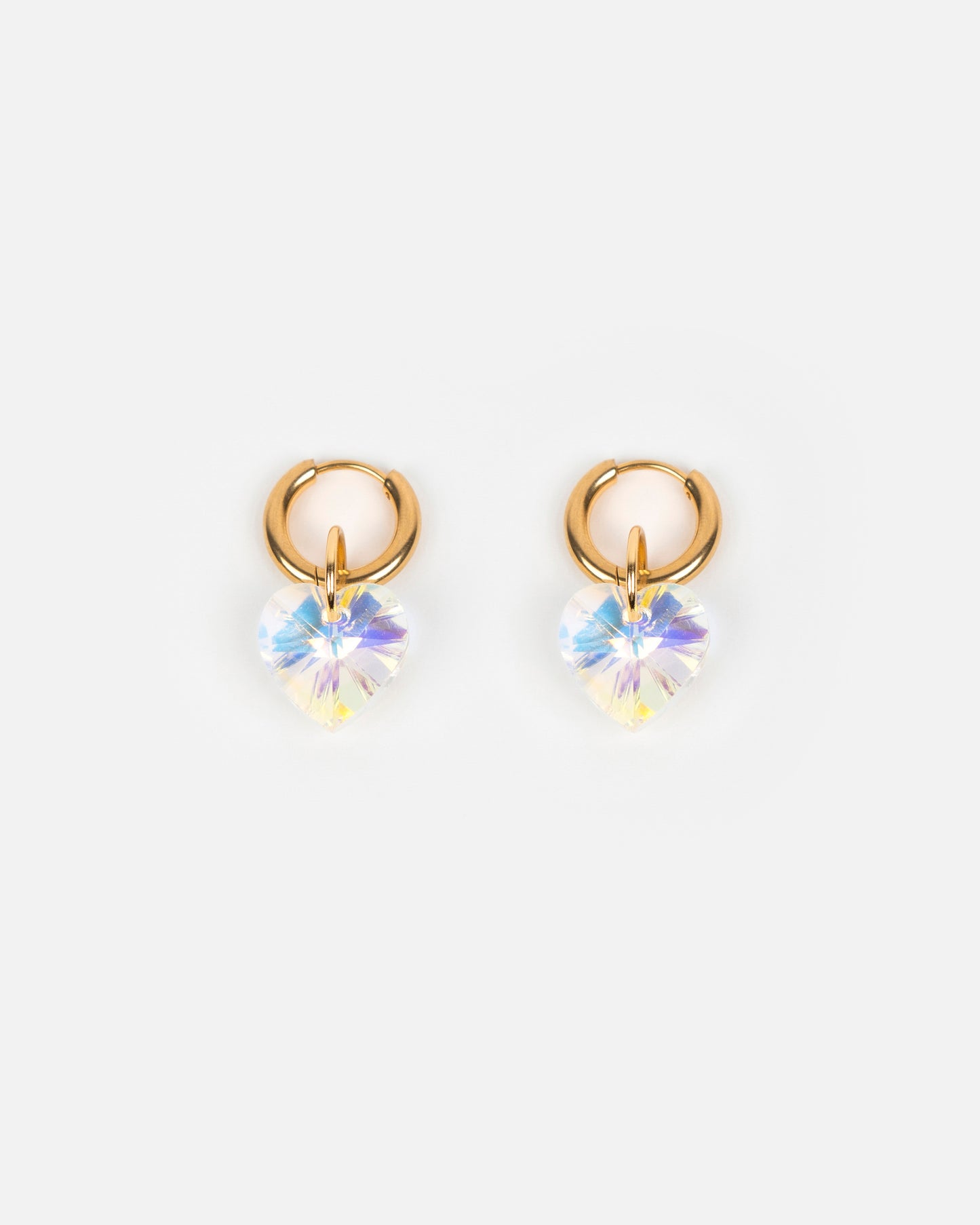 Boucles d'oreilles HEART ATTACK - IRISÉ -