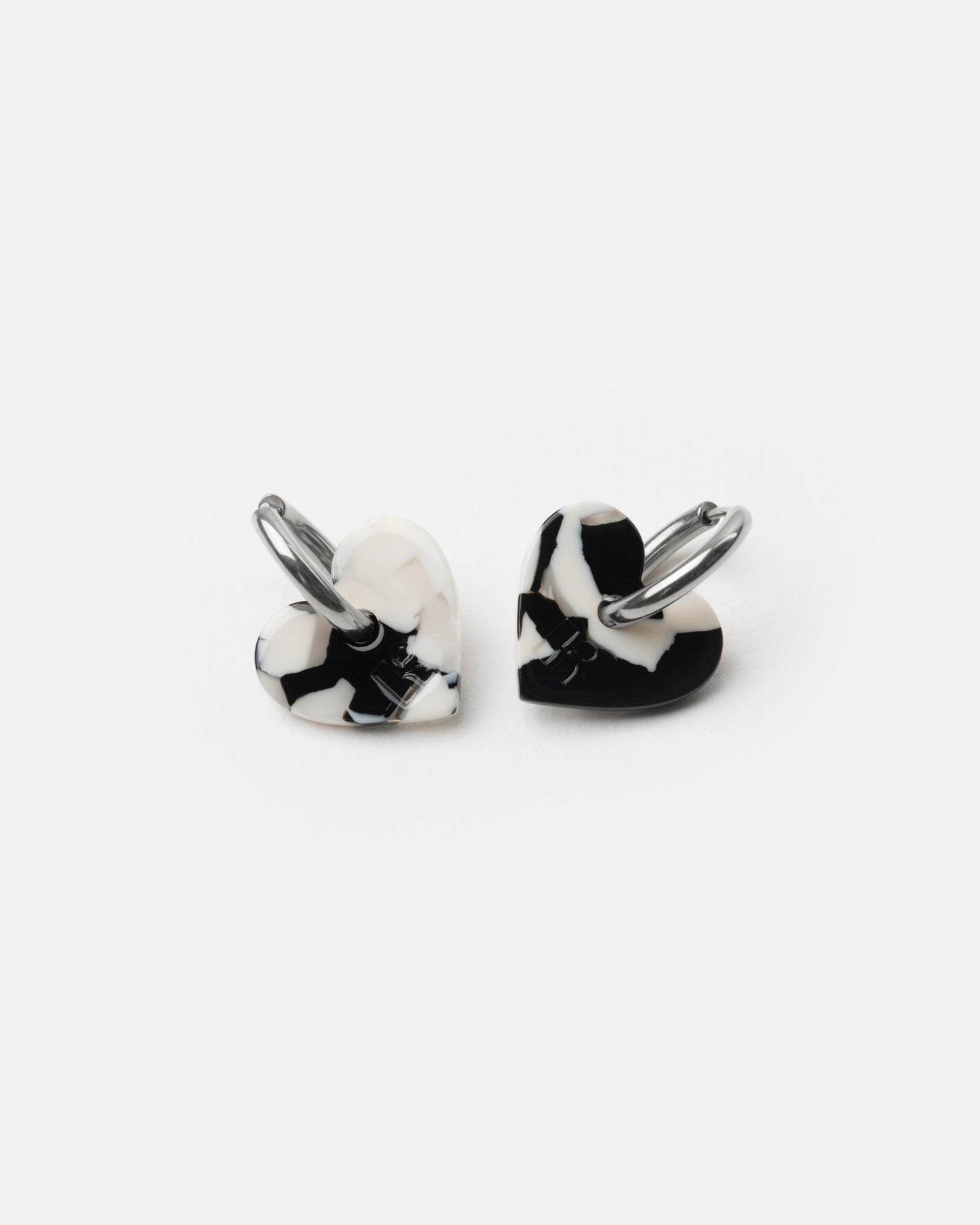 Boucles d'oreilles LOVA LOVA - Noir et Blanc -