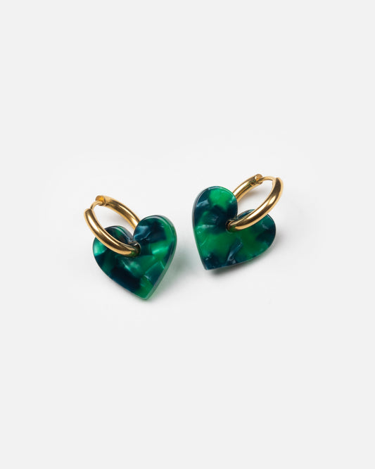 Boucles d'oreilles LOVA LOVA - Vertes -