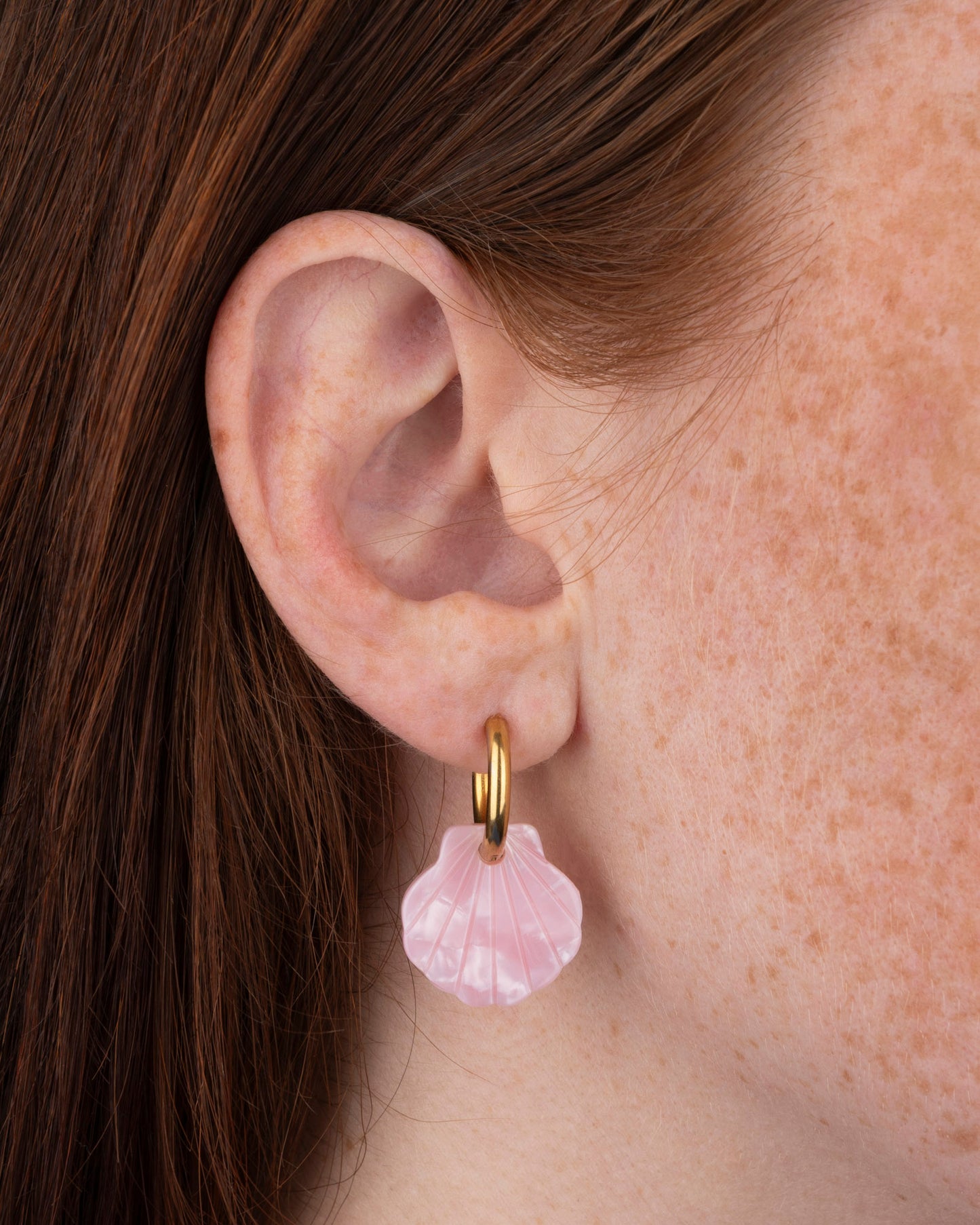 Boucles d'oreilles BABY MERMAID - Rose -
